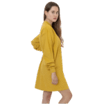 Long Sleeve Mock Neck Dress