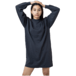 Long Sleeve Mock Neck Dress