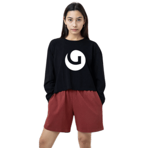 Long Sleeve GD Cropped T-Shirt