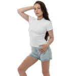 Rib Mock Neck Top