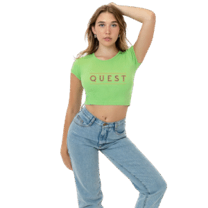 Cap Sleeve Baby Rib Crop Top