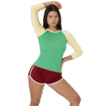 Baby Rib Long Sleeve Raglan