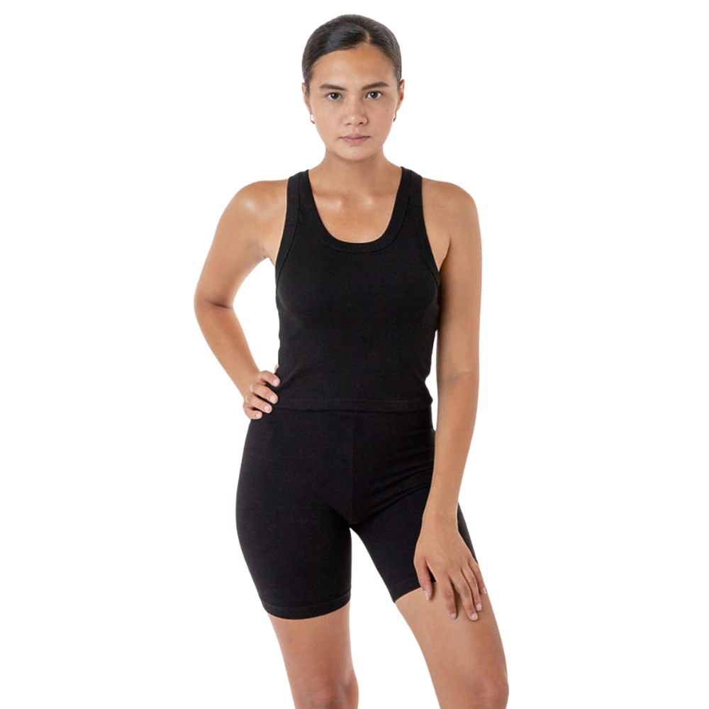 WNG-3319-Sporty-Baby-Rib-Crop-Tank-6-Black Sporty Baby Rib Crop Tank
