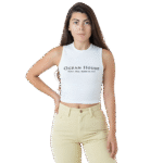 Baby Rib Sleeveless Crew Neck