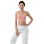Cotton Spandex Tank Crop Top