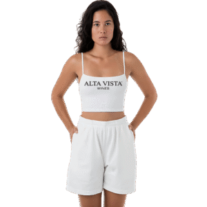 Cotton Spandex Spaghetti Crop Top