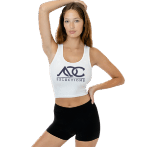 Cotton Spandex 2x1 Rib Crop