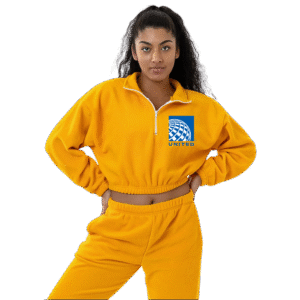 Cropped Polar Fleece Half Zip