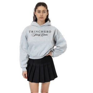 Heavy Fleece Cropped Hoodie