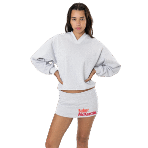 Heavy Fleece Mini Skirt
