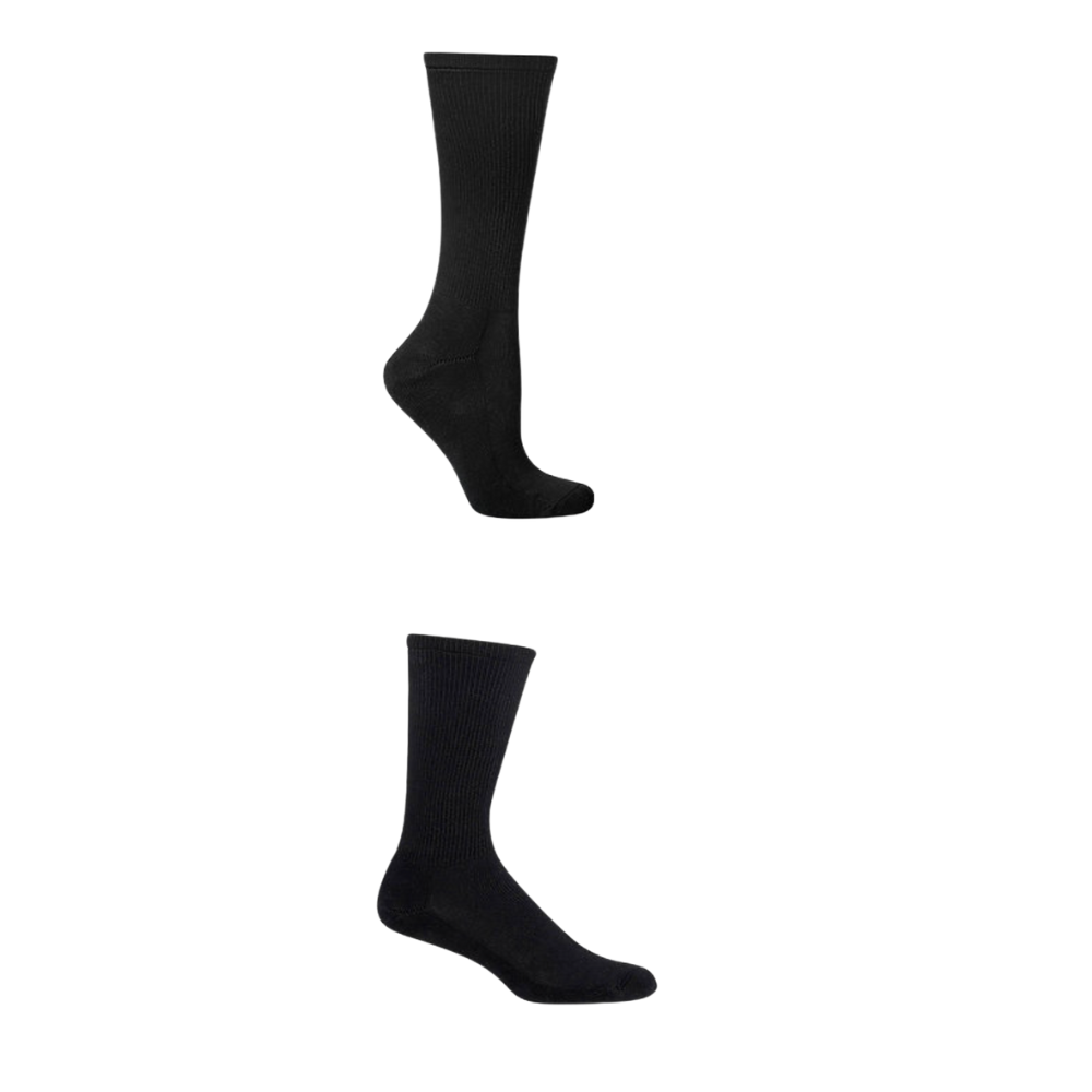 WNG-3372-Unisex-Crew-Socks-3-Black Unisex Crew Socks