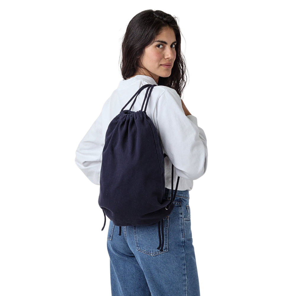 WNG-3386-Bull Denim-Drawstring-Bag-5-Navy Bull Denim Drawstring Bag