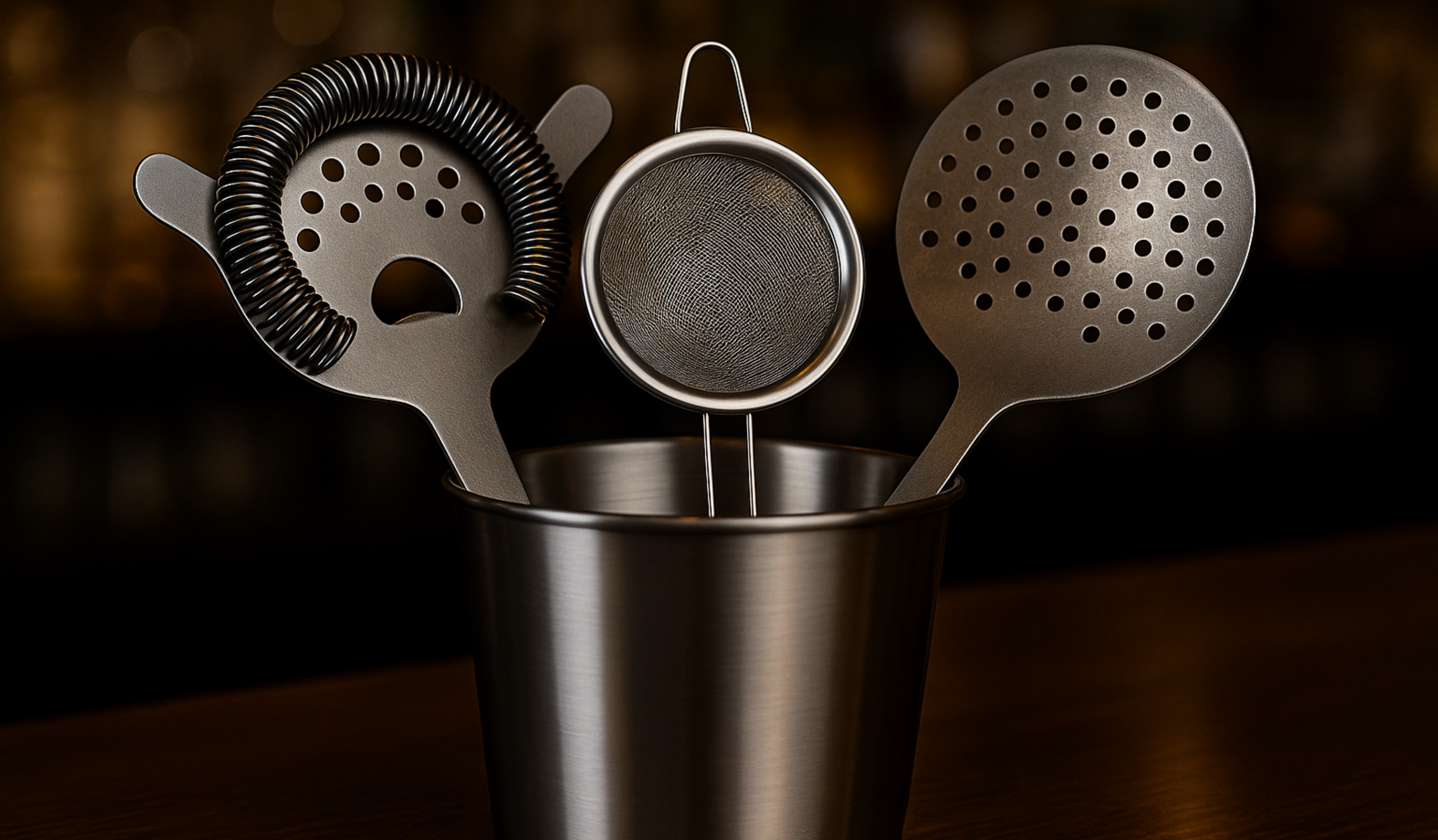 Strainer (Hawthorne, Julep, Fine Mesh)