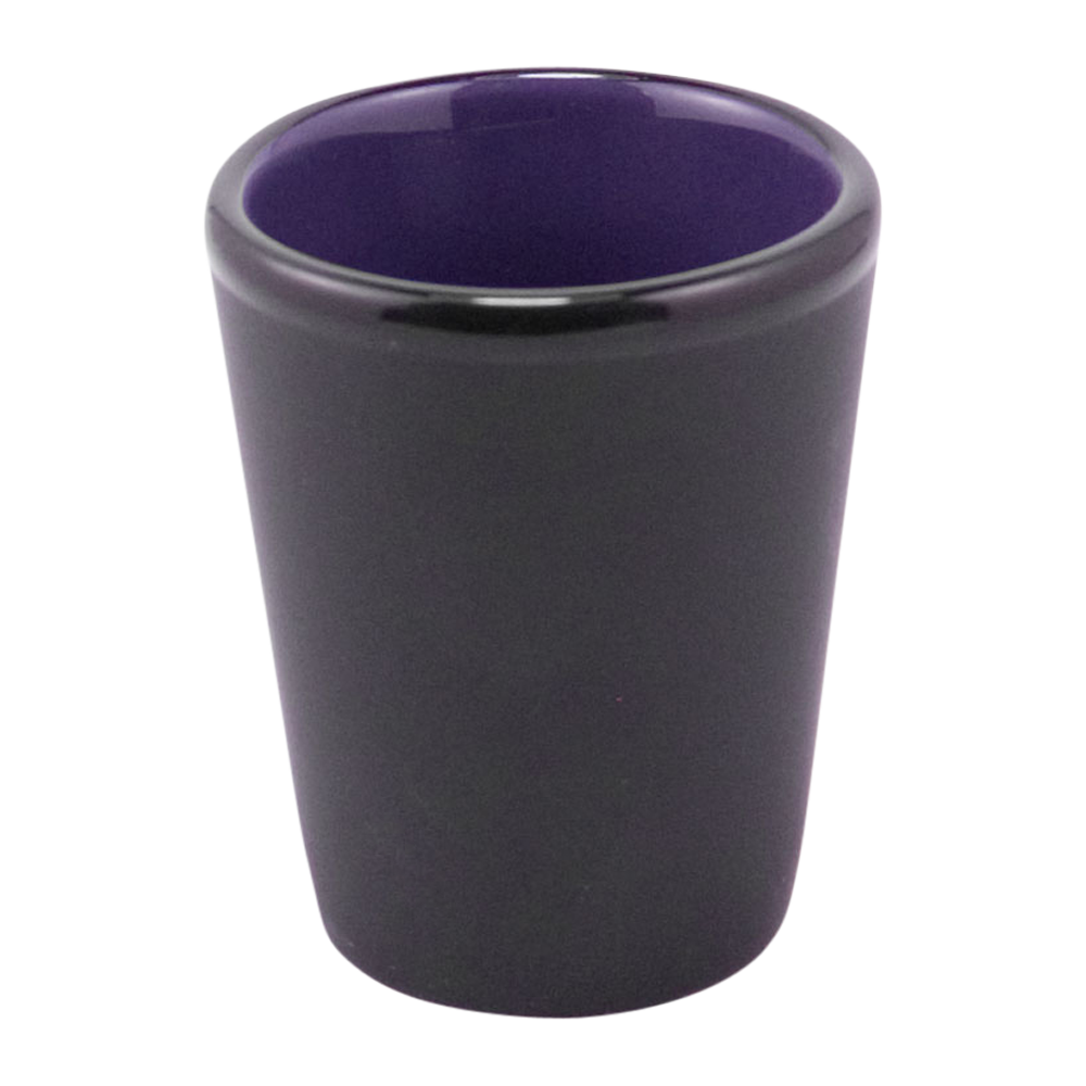 WNG-2386-1.5oz-Classic-Hilo-Shot-4-violet 1.5oz. Trimmed Ceramic Shot
