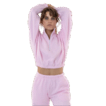 Flex Fleece Crop Half Zip
