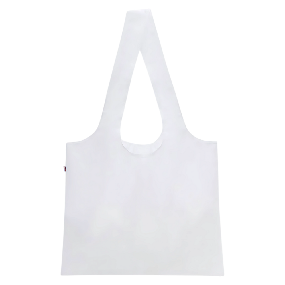 WNG-3377-Large-Nylon-Shopping-Bag-2-White Large Nylon Shopping Bag