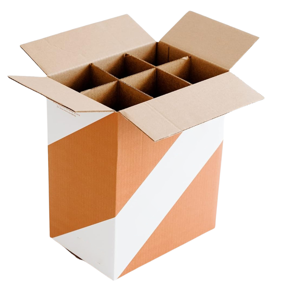 6 Bottle Upright Wine Storage Box