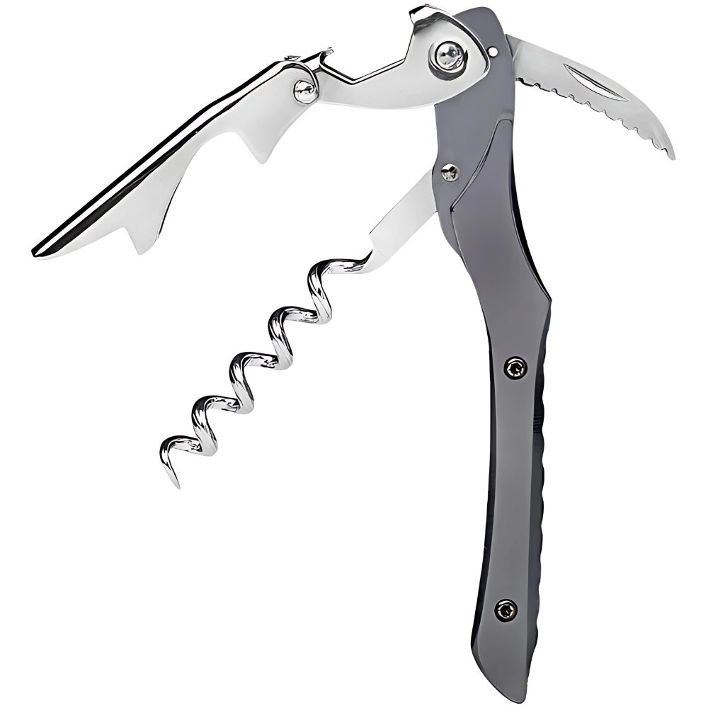 WNG-3397-Castello™- Waiter's-Corkscrew-6-Bronze Aluminum Castello™ Waiter's Corkscrew