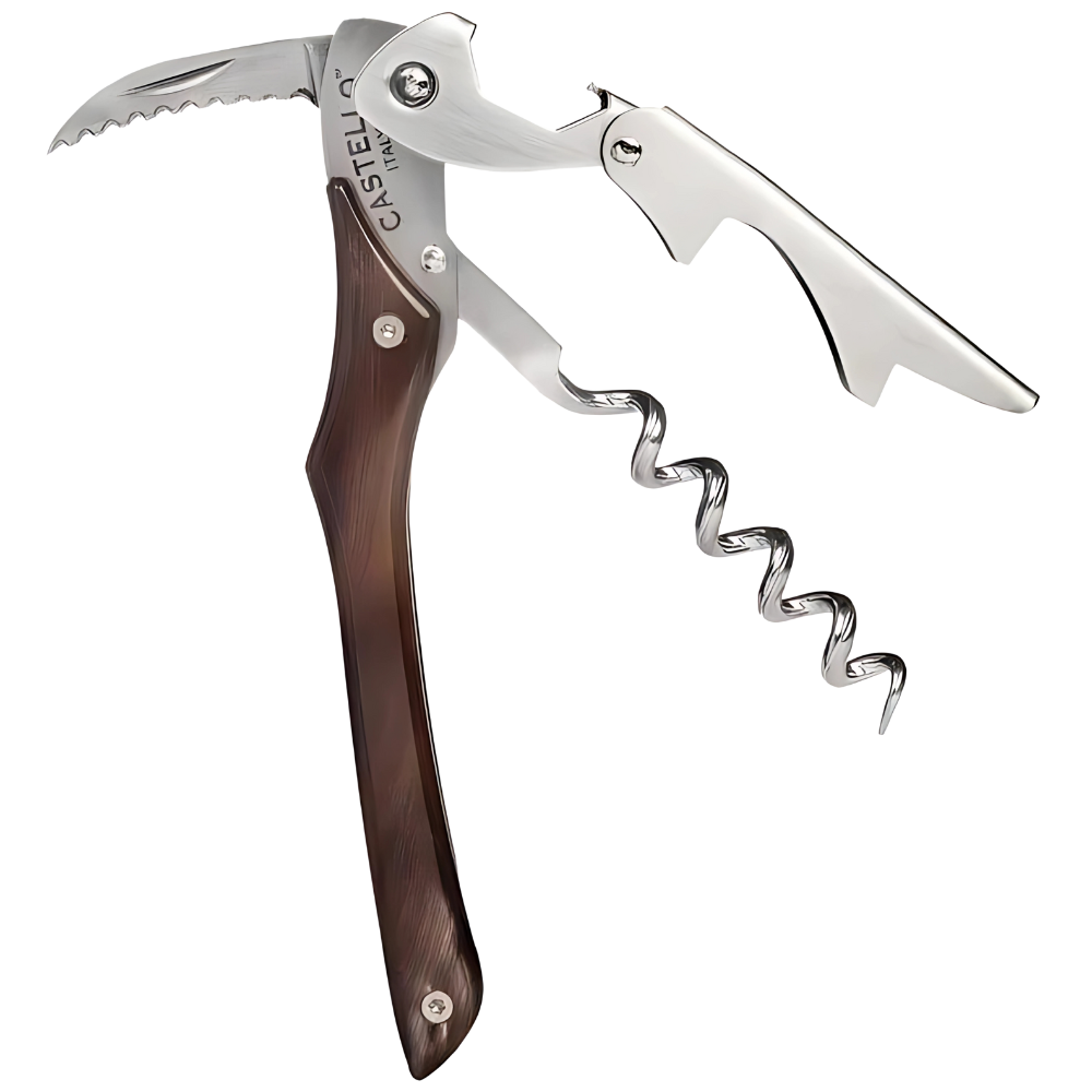 WNG-3397-Castello™- Waiter's-Corkscrew-7-Buffalo Horn Castello™ Waiter's Corkscrew