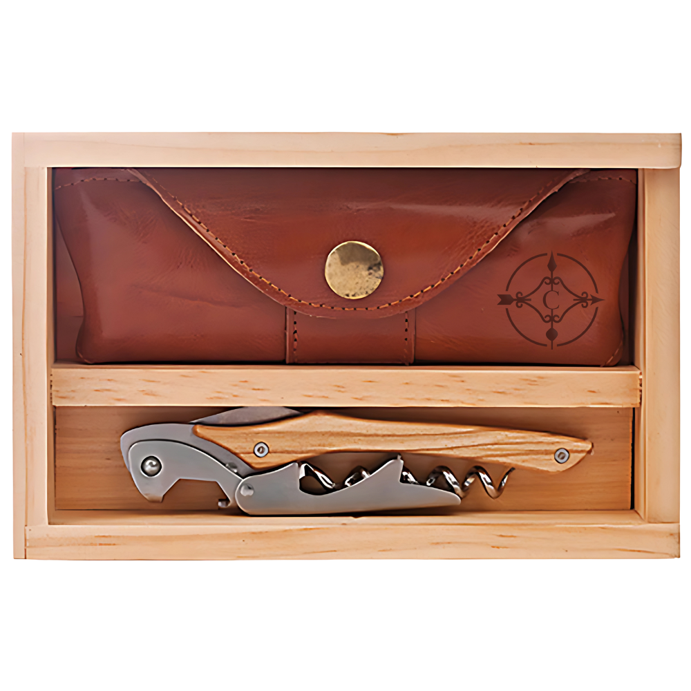 WNG-3398-Castello™-Waiter's-Corkscrew-with-Box-10-Castello™ Waiters Corkscrew- Olive Wood