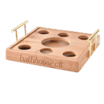 Rectangular Wooden Shot Serving Tray