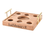 Rectangular Wooden Shot Serving Tray