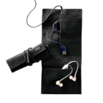 Leather Roll Up Tech Organizer