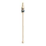 Spherical 3D Top Custom Molded Acrylic Swizzle Stick