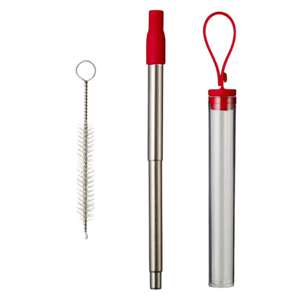 WNG-3463-Retractable-Metal-Straw-6-Red Retractable Metal Straw Travel Set