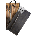 Full-Forged Stainless Steel 4-Piece Grilling Accessory Set