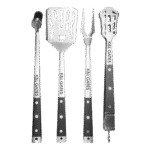 4-Piece BBQ Pitmaster Grill Set