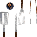 4-Piece Deluxe BBQ Set
