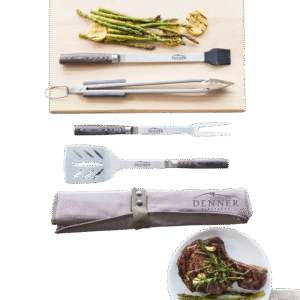 4-Piece BBQ Tool Roll