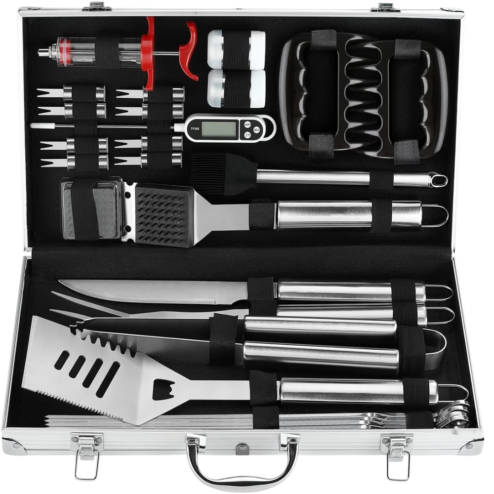 WNG-3497-26-Piece-BBQ-Grill-Set-in-Aluminum-Case-6 26-Piece BBQ Grill Accessories Set in Aluminum Case