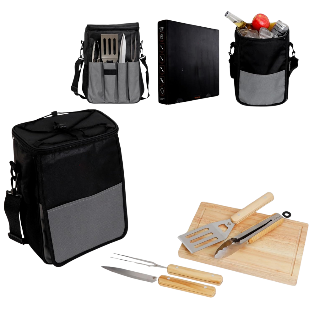 BBQ Grill Set with Cooler