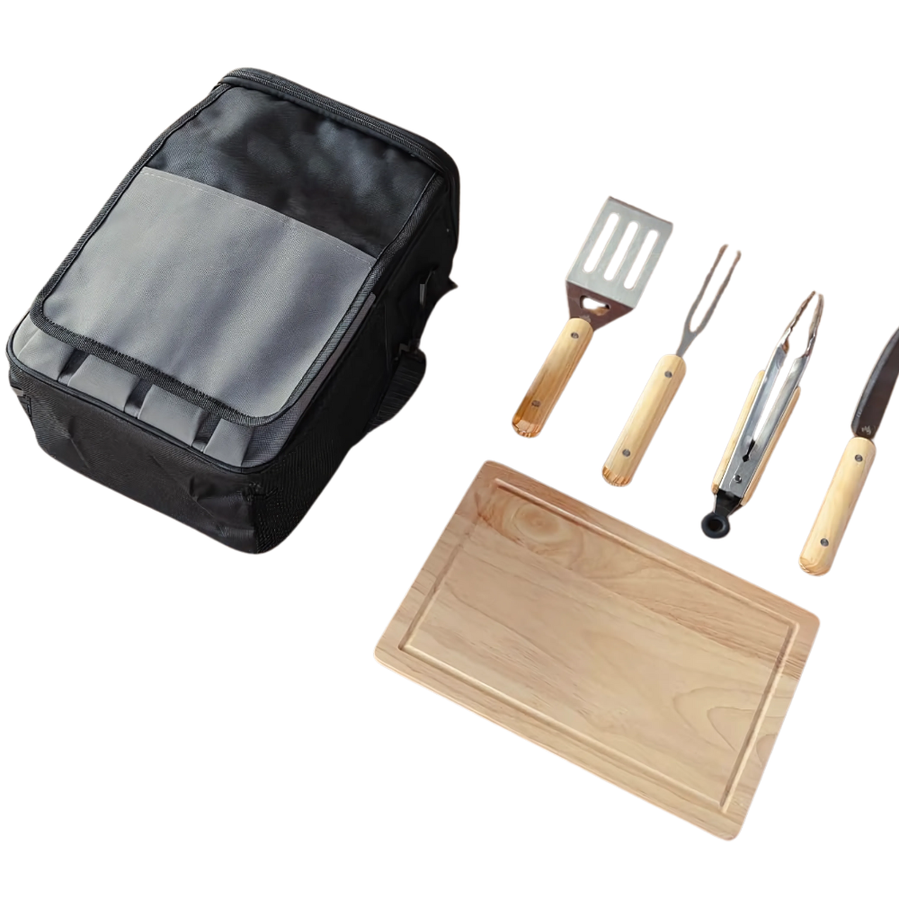 BBQ Grill Set with Cooler