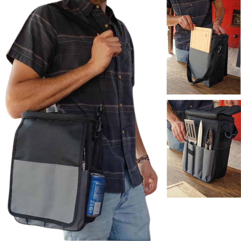 BBQ Grill Set with Cooler