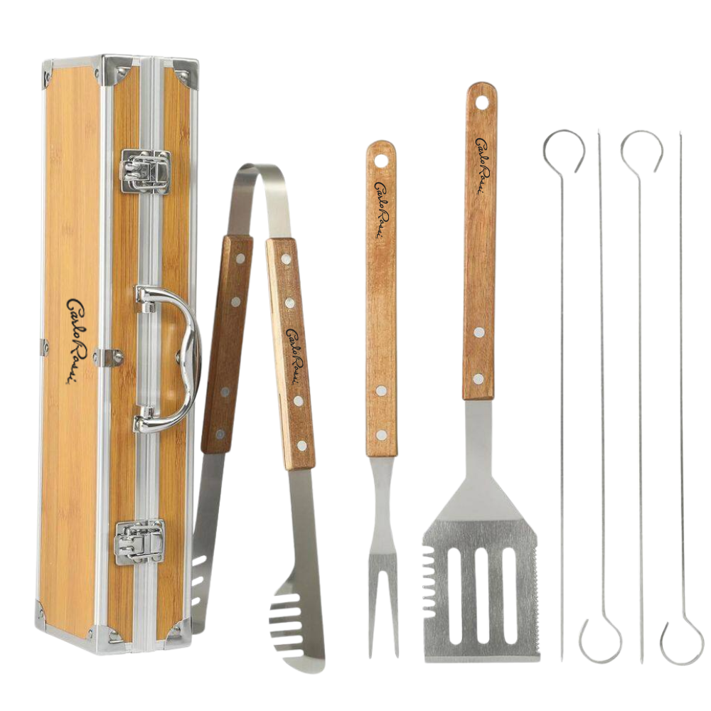 WNG-3512-8-Piece-Steel-BBQ-Tool-Set-2 8-Piece Stainless Steel BBQ Tool Set with Carry Box