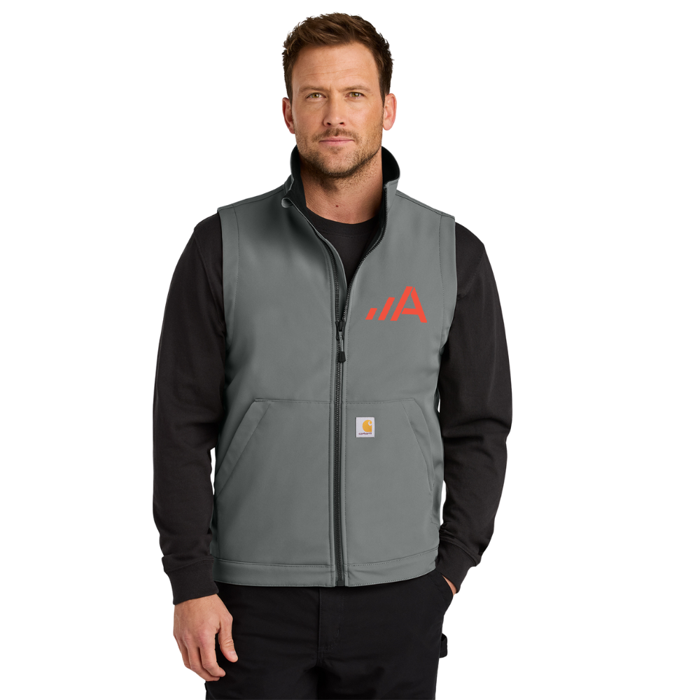 WNG-3521-Carhartt®-Rain-Defender®-Vest-1-Steel Carhartt® Rain Defender® Soft Shell Vest