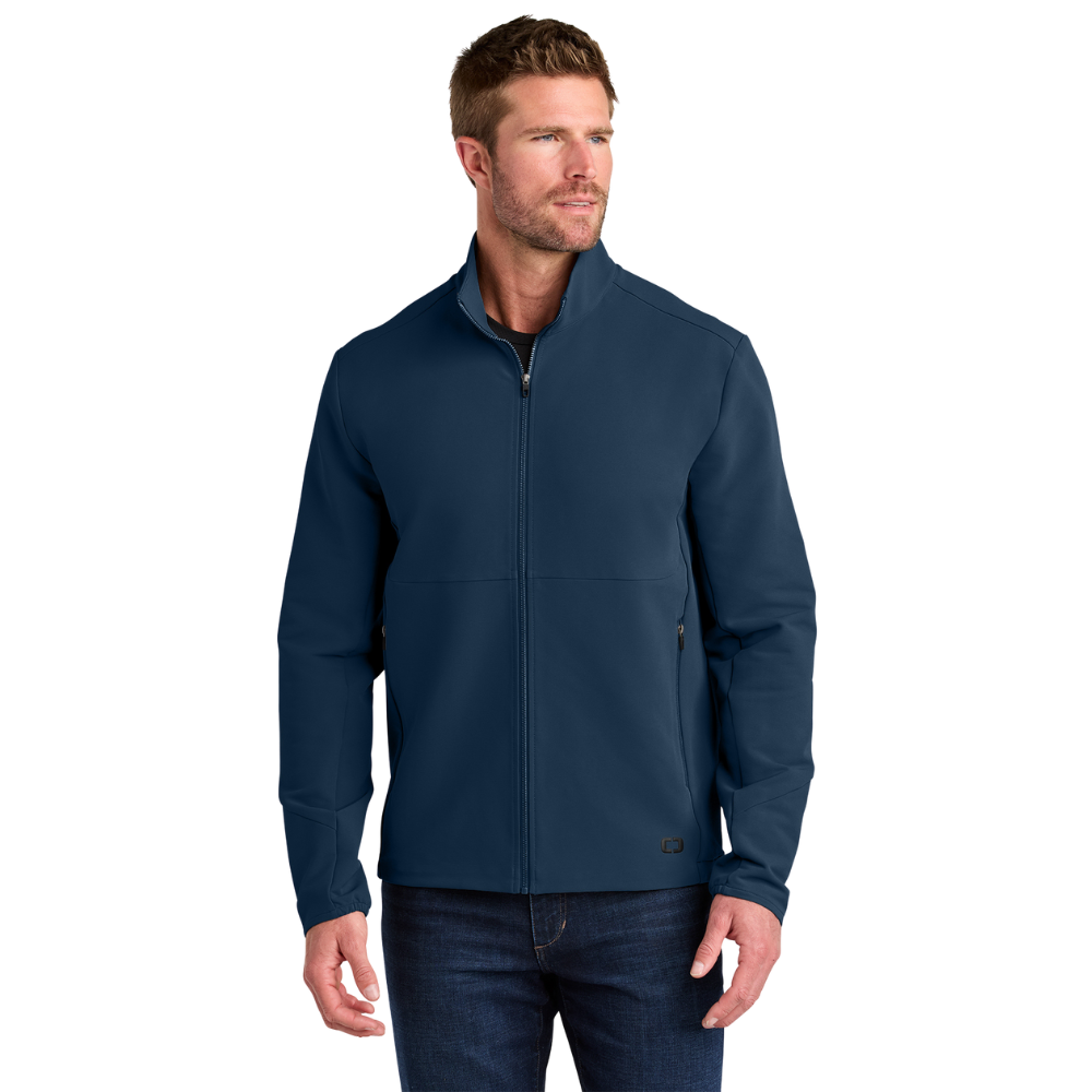 WNG-3537-OGIO®-Kinetic-Soft-Shell-2-Navy OGIO® Kinetic Soft Shell