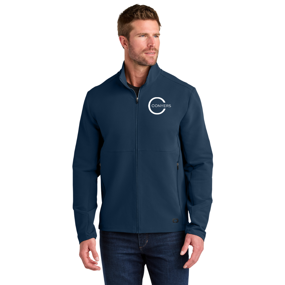 WNG-3537-OGIO®-Kinetic-Soft-Shell-Navy OGIO® Kinetic Soft Shell