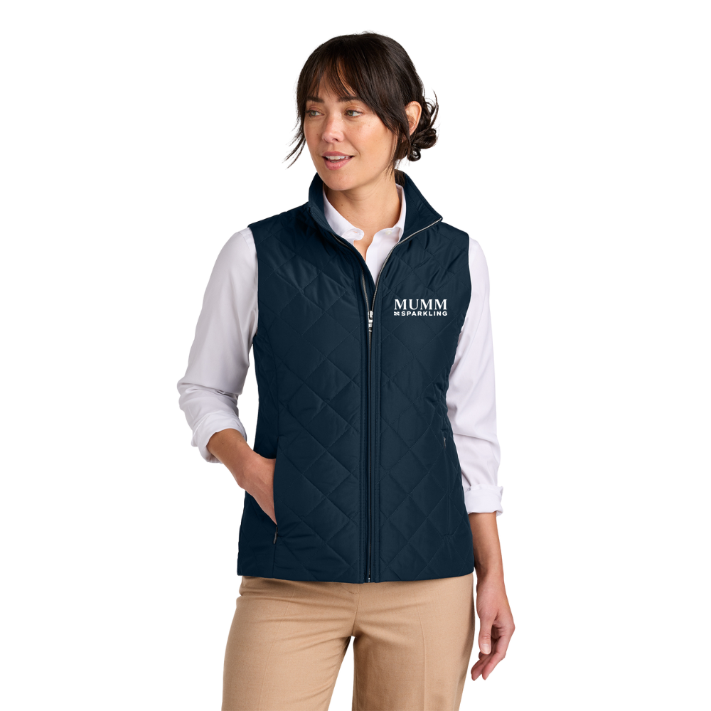 WNG-3564-Brooks-Brothers®-Women’s-Quilted-Vest-1-NightNavy Brooks Brothers® Women’s Quilted Vest