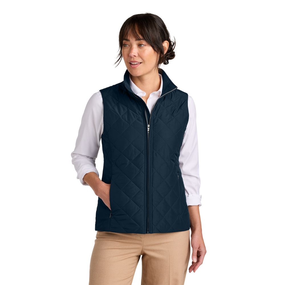 WNG-3564-Brooks-Brothers®-Women’s-Quilted-Vest-2-NightNavy Brooks Brothers® Women’s Quilted Vest