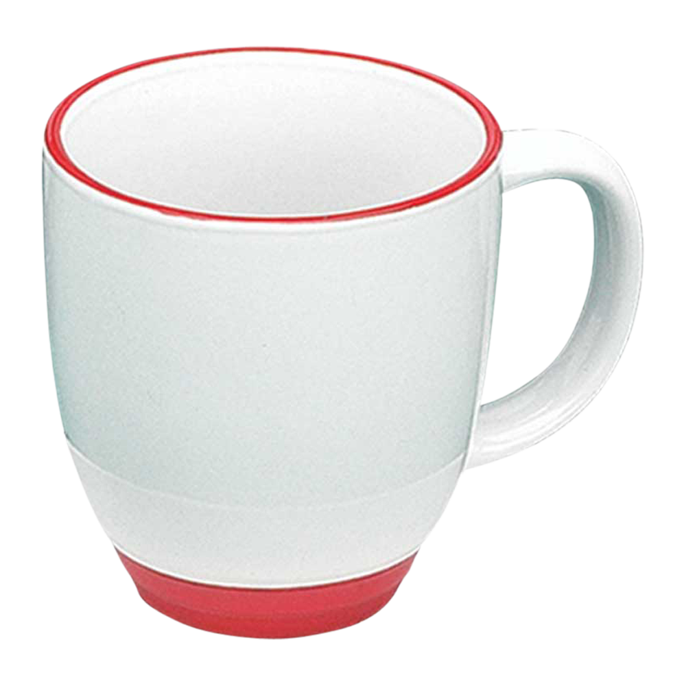 WNG-3772-14oz-Colored-Heartland-Bistro-6-Red 14oz. Colored White Heartland Bistro