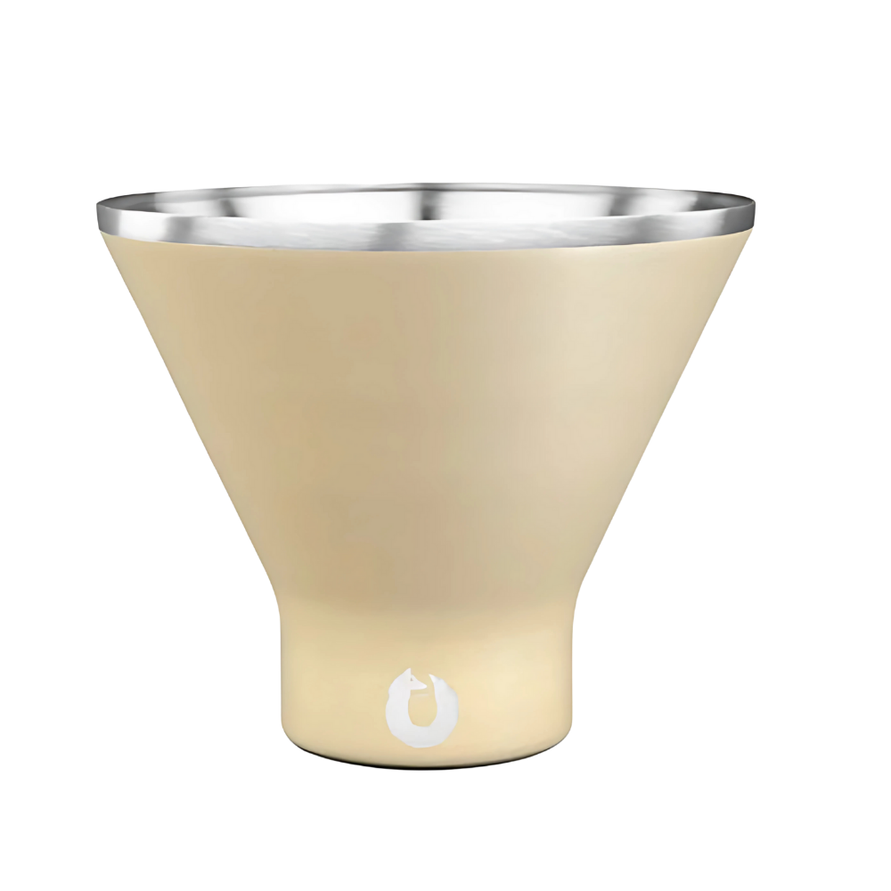 WNG-1913-Snowfox-Martini-Tumbler-8oz-3-Light Gold 8oz. Snowfox Insulated Martini Tumbler