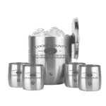 Snowfox Insulated Ice Bucket with Rocks Tumbler Set