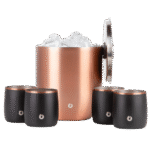 Snowfox Insulated Ice Bucket with Rocks Tumbler Set