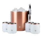 Snowfox Insulated Ice Bucket with Rocks Tumbler Set