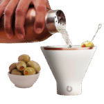 Snowfox Insulated Cocktail Shaker and Martini Tumbler Set