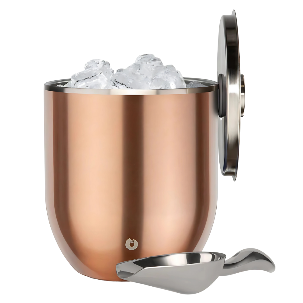 WNG-2856-Snowfox-Bucket-with-Lid-and-Scoop-3L-3-Gold 3L Snowfox Insulated Ice Bucket with Lid and Scoop